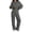 01# Dark Gray, variant on HKYNLAG Women's Oversized 2 Piece Sweatsuit Set Hoodie Wide Leg Sweatpants Fall Winter Casual Lounge Outfit Khaki L
