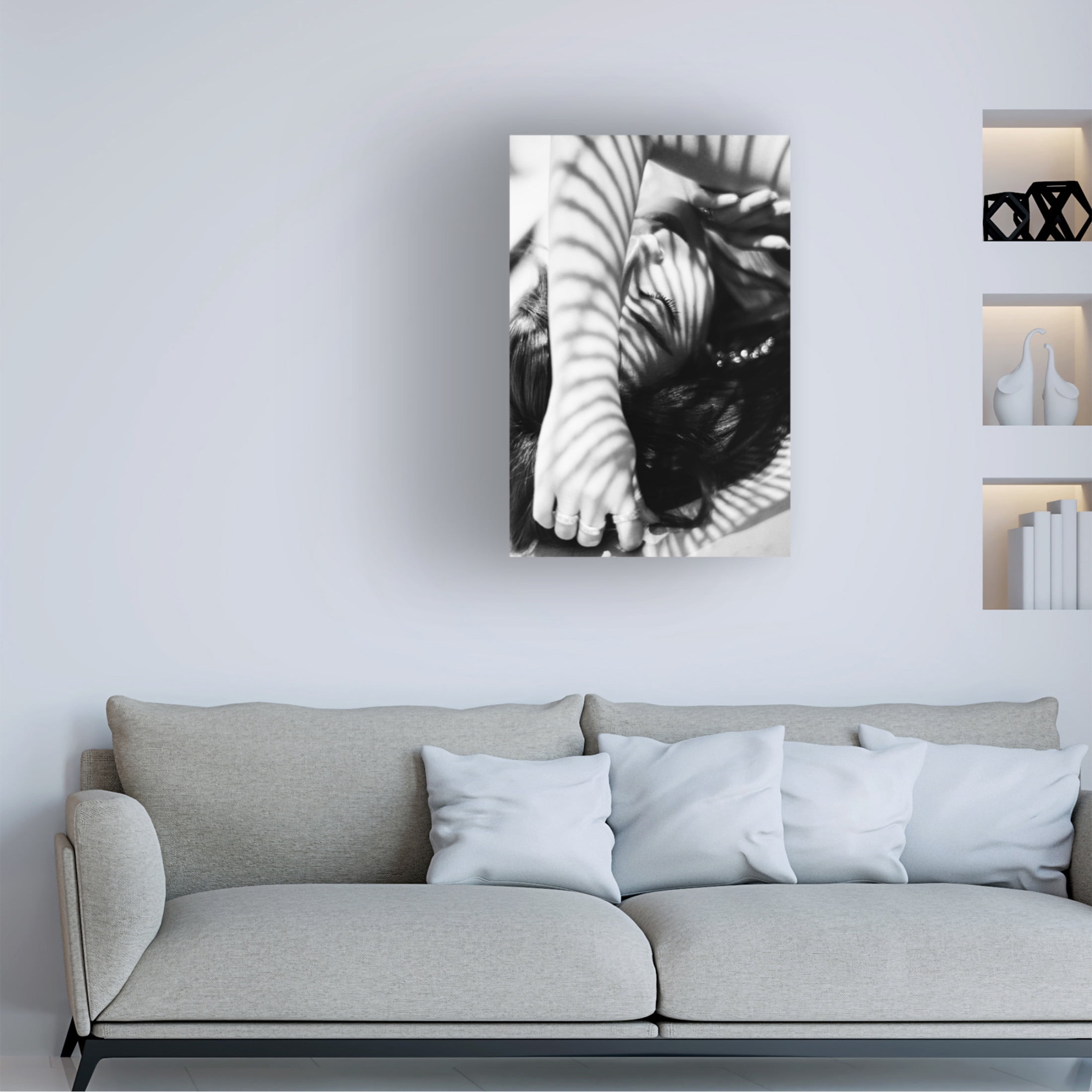 Canvas Wall Art - Masatoshi Washimi 'Hase' Wall Art for Living Room, Bedroom, or Office Décor by Trademark Fine Art - 12 x 19 Inches