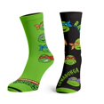 thumbnail image 1 of Teenage Mutant Ninja Turtles Themed 2 Pack Crew Socks, 1 of 1