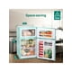 thumbnail image 4 of 3.2 Cu.Ft Mini Fridge With Freezer, Double Door Compact Refrigerator, Retro Mini Refrigerator For Dorm, Office, Bar, RV, Bedroom(Green), 4 of 4