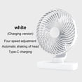 thumbnail image 4 of Fnochy Portable Desktop Fan USB Powered 4-Speed Adjustable Quiet Cooling Oscillating Fan For Office Dorm Study With Long-Lasting Battery, 4 of 9
