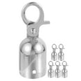 thumbnail image 1 of 6pcs Cord Stopper End Tip Caps Rope End Connector Snap Hook Alloy Rope End Stopper, 1 of 9