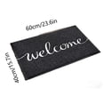 thumbnail image 3 of Welcome Door Mat Outdoor Indoor Rug, Non Slip Absorbent Entryway Doormat With Dirt Trapping Surface Waterproof Backing And Heavy Duty Scraper Design, for Front Porch Patio Home Entrance Use, 3 of 6