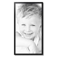 thumbnail image 2 of ArtToFrames 16" x 30" Satin Black Tall Picture Frame, 16x30 inch Black Wood Poster Frame (WOM-1852), 2 of 8