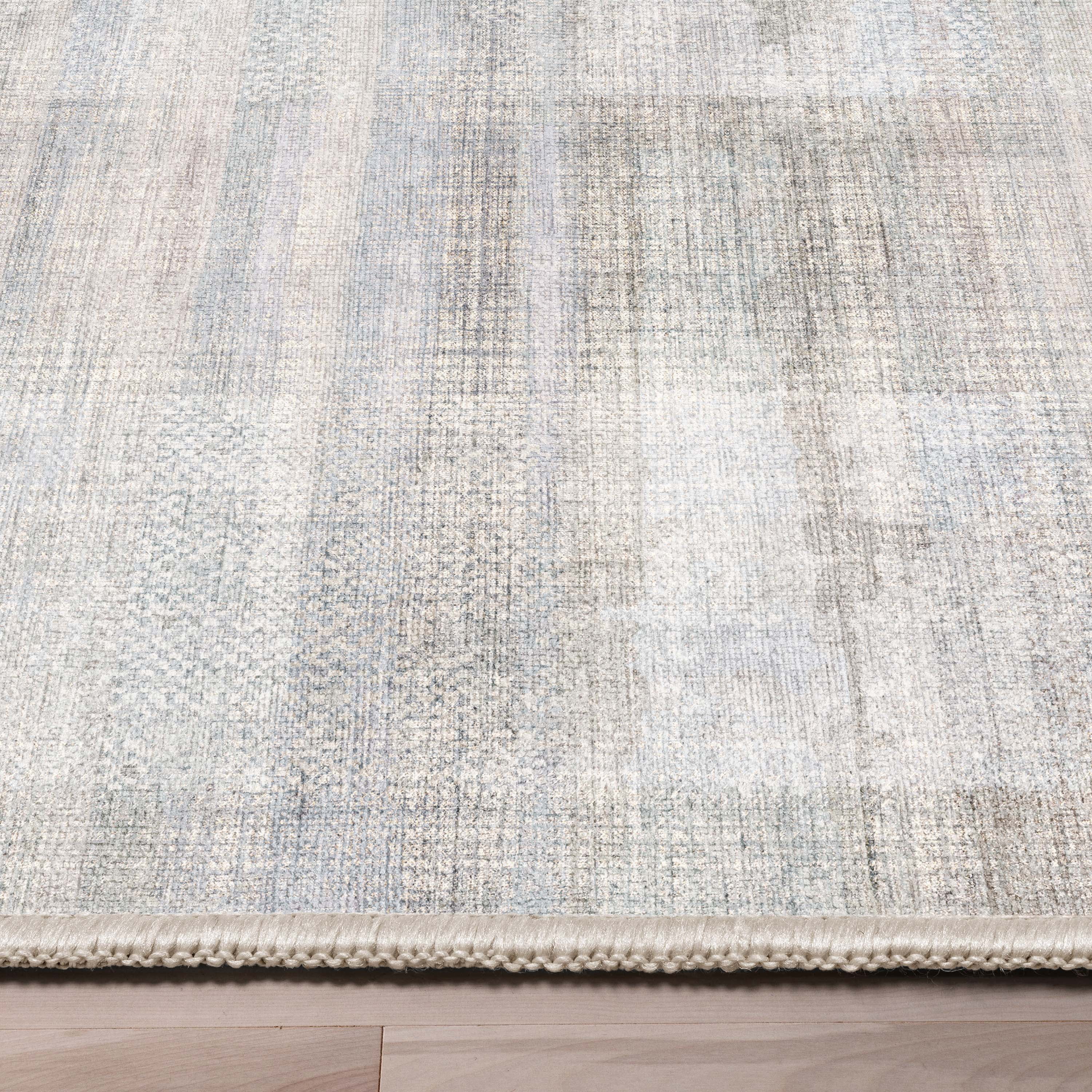 Well Woven Abstract Parquet Modern Retro Plaid Flat-Weave Beige 7'7" x 9'10" Area Rug