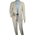 thumbnail image 2 of Men's ENZO Linen Spring Summer Suit Light Weight Breathable E58302-7 Natural, 2 of 9