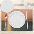 thumbnail image 3 of Ambesonne Nautical Place Mats Set of 4, Sunrise over Ocean, Standard Size, Orange Blue, 3 of 6