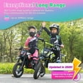 thumbnail image 3 of RCB R9X Electric Dirt Bike,36V-300W-10Miles,3 Speed Modes up to 15.5mph,12 inch electric motorcycle for boys and girls,Green, 3 of 9