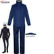 thumbnail image 3 of Disfraz de Gojo Satoru para hombre y niño, color negro y azul, con parche en el ojo, pelucas, gafas, uniformes de Anime para fiesta de Halloween, 110-3XL, 3 of 5