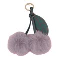thumbnail image 1 of Cherry Keychain Bag Pendant Bag Accessory Plush Texture Key Holder Key Ornament Suitable for Gifting and Daily Use Wine Red, 1 of 4