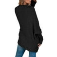 thumbnail image 3 of Oversized Open Front Female Casual Loose Knit Cardigan, 3 of 3