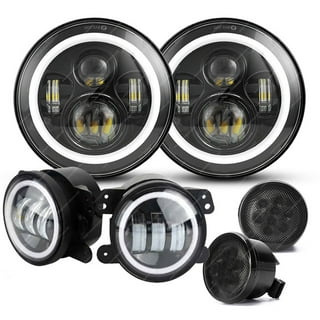 H3 LED Fog Light Bulbs, TSV 2pcs 6000LM Extremely Bright Car Brake