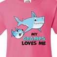 thumbnail image 4 of Inktastic My Gramps Loves Me with Cute Sharks Youth T-Shirt, 4 of 5