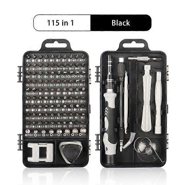 Kit de reparación de computadoras, kit de destornilladores magnéticos para computadora portátil 122 en 1, juego de destornilladores de precisión, juego de destornilladores de impacto pequeños con es