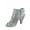 Silver, variant on Shaky-S Women's Fashion Open Toe Ankle Strap Buckle Chunky Heels Strappy Sandals Shoes