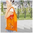 thumbnail image 3 of Nylon Cartoon Tote Bag Foldable Shopping Bag Reusable Supermarket Shopping Bag Portable Recyclable Grocery Bag, 3 of 5