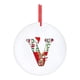 thumbnail image 1 of Adornos Navideños con 26 Letras de Cervatillo, Adornos Navideños Rojos, Adornos Colgantes con Letras Del Alfabeto, Adornos Navideños para El Hogar., 1 of 4