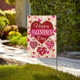 thumbnail image 5 of SLYNSHome Valentine Garden Flag Red Heart Double Sided Garden Flag Valentines Day Decorations for Yard Holiday Seasonal Anniversary Wedding Outdoor Outside Decoration, 5 of 7