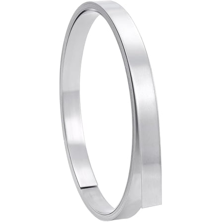 8.2ft Aluminum Strip 0.78" Wide Aluminum Flashing Aluminum Bezel Strip Metal Sheet Metal Foil Roll Sheet Strip Roofing Aluminum Flat Wire for Sealing Door Window DIY Crafts 1mm Thick DIY