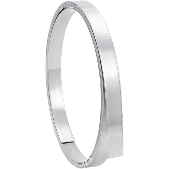 8.2ft Aluminum Strip 0.78" Wide Aluminum Flashing Aluminum Bezel Strip Metal Sheet Metal Foil Roll Sheet Strip Roofing Aluminum Flat Wire for Sealing Door Window DIY Crafts 1mm Thick DIY