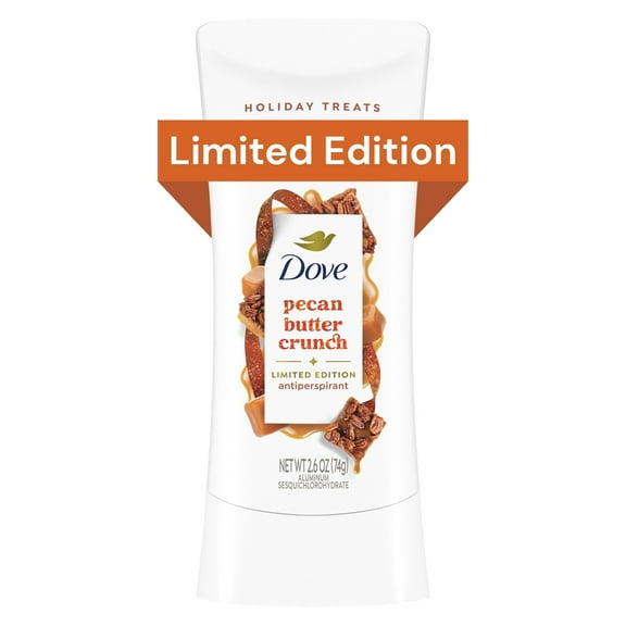 Dove Limited Edition Holiday Treats Antiperspirant Deodorant Pecan Buttercrunch, 2.6 oz