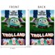 thumbnail image 4 of Trolland-bandera de jardín temática. Regalo perfecto para fans, amigos y familiares, ideal para actividades al aire libre y decoración de fiestas.28CM*45CM, 4 of 5