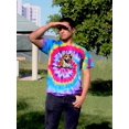 thumbnail image 2 of Corgi Peeking Out Tie Dye Spiral Men -Image by Shutterstock, Male Large, 2 of 4