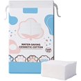 thumbnail image 1 of 1000 piezas de almohadillas de algodón para quitar el maquillaje de los labios y los ojos, almohadillas cuadradas de algodón sin pelusa para mujeres y niñas, 1 of 5