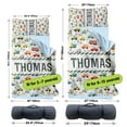 thumbnail image 6 of AOLOA Personalized Toddler Nap Mat, Small Car Theme Daycare Sleeping Bag, Custom Name All-in-One Sleeping Bag Blanket for Preschool Children, Perfect Gift for Car Lover, 6 of 8