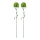 thumbnail image 2 of Plantas de dianto verde artificial con pompones - Pack de 2 flores artificiales para decoración del hogar y hotel, vegetación plástica de 21,6" de altura, materiales florales para jardinería, 2 of 6
