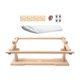thumbnail image 2 of Soporte de madera para proyectos de bordado de punto giratorio - Accesorios de mesa multifunción, 2 of 9