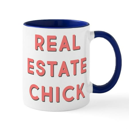 

CafePress - Real Estate Chick - 11 oz Ceramic Mug - Novelty Coffee Tea Cup
