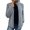 Grey 2XL, variant on Winter Women Jacket with Double Pockets Thick Fleece Zipper Closure Cardigan Long Sleeves Warm Windproof Heat Retention Outdoor Coat