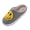 Gray, variant on Women's Men's Smile Face Slippers Comfy Warm Plush Slip-On House Slipper for Winter Indoor Soft Cushioned Non-slip Slippers Navy-Blue