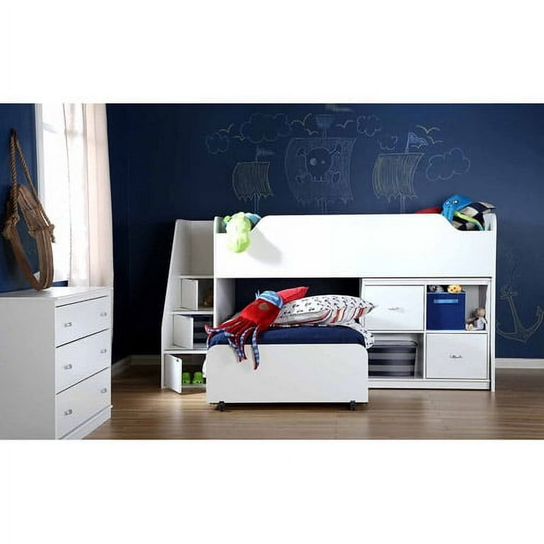 South shore mobby twin deals loft bed