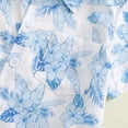 thumbnail image 5 of Toddler Boy Clothes Summer Outfits Short Sleeve Button-Down Shirt and Shorts Baby Boy Beach Casual Clothes, 5 of 6