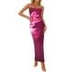 thumbnail image 1 of Vestido largo ZESICA para mujer, estampado floral, tirantes finos, 1 of 8