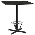 thumbnail image 1 of Flash Furniture 30" Square Laminate Top Pub Table in Black, 1 of 4