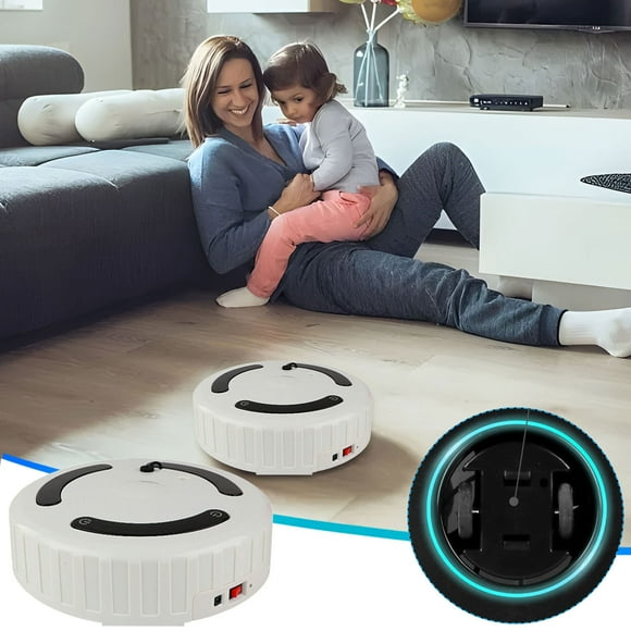 Boovnll Robot Vacuum Power-Lifting Suction Multi-Surfaces Cleaning Robot Vacuum and Mop Quieter Cleaning Mode Memory Easy to Use Self-Charging Robot Vacuum Cleaner