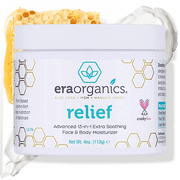 Era Organics Relief Advanced Healing Moisturizer for Dry & Damaged Skin, 4 oz