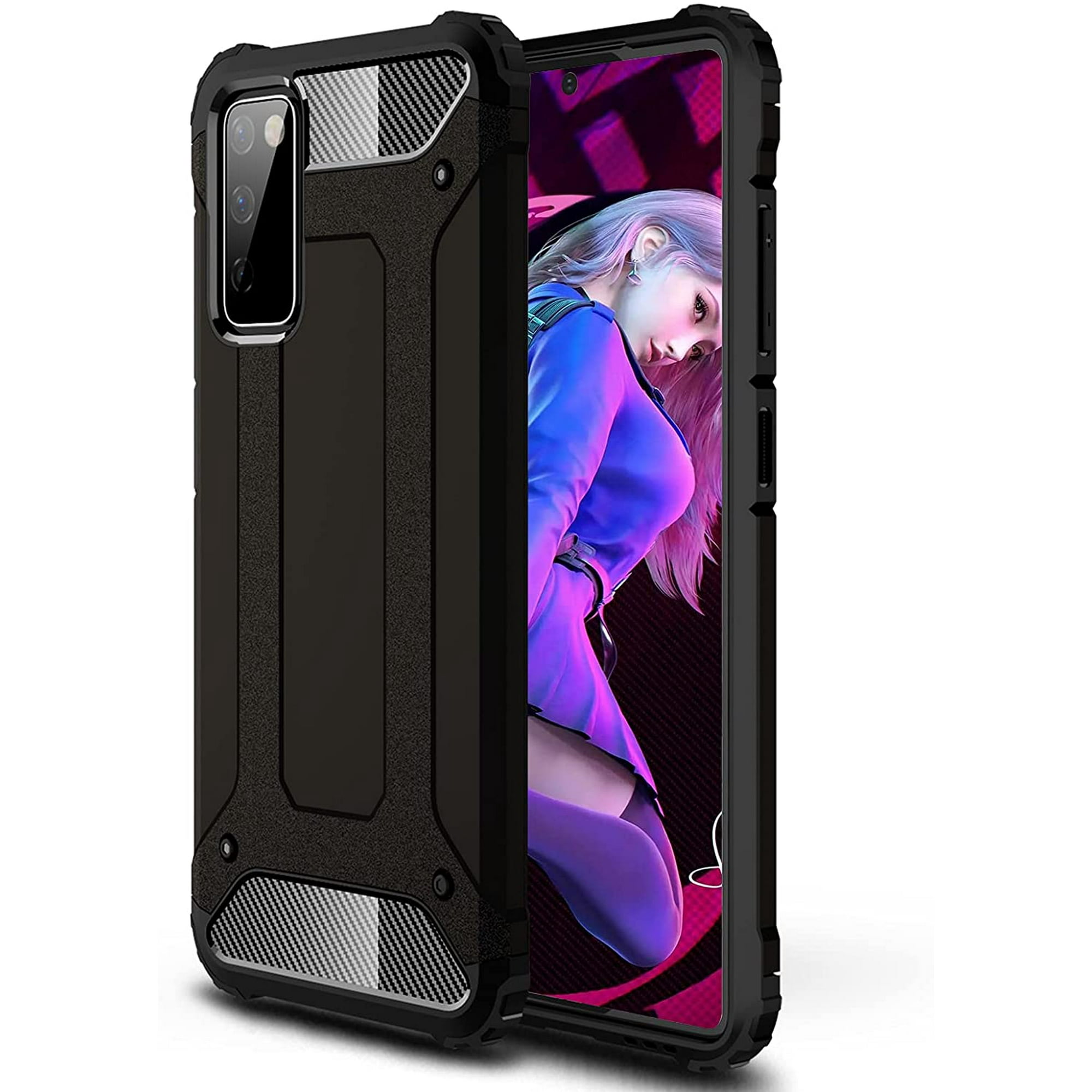 Samsung S Fe Case With Four Bumpers Wireless Charging Compatible 15ft Drop Tested Shockproof Heavy Duty Protective Case For Samsung Galaxy S Fe 5g Fe 5g Uw 6 5 Inch Black Walmart Canada