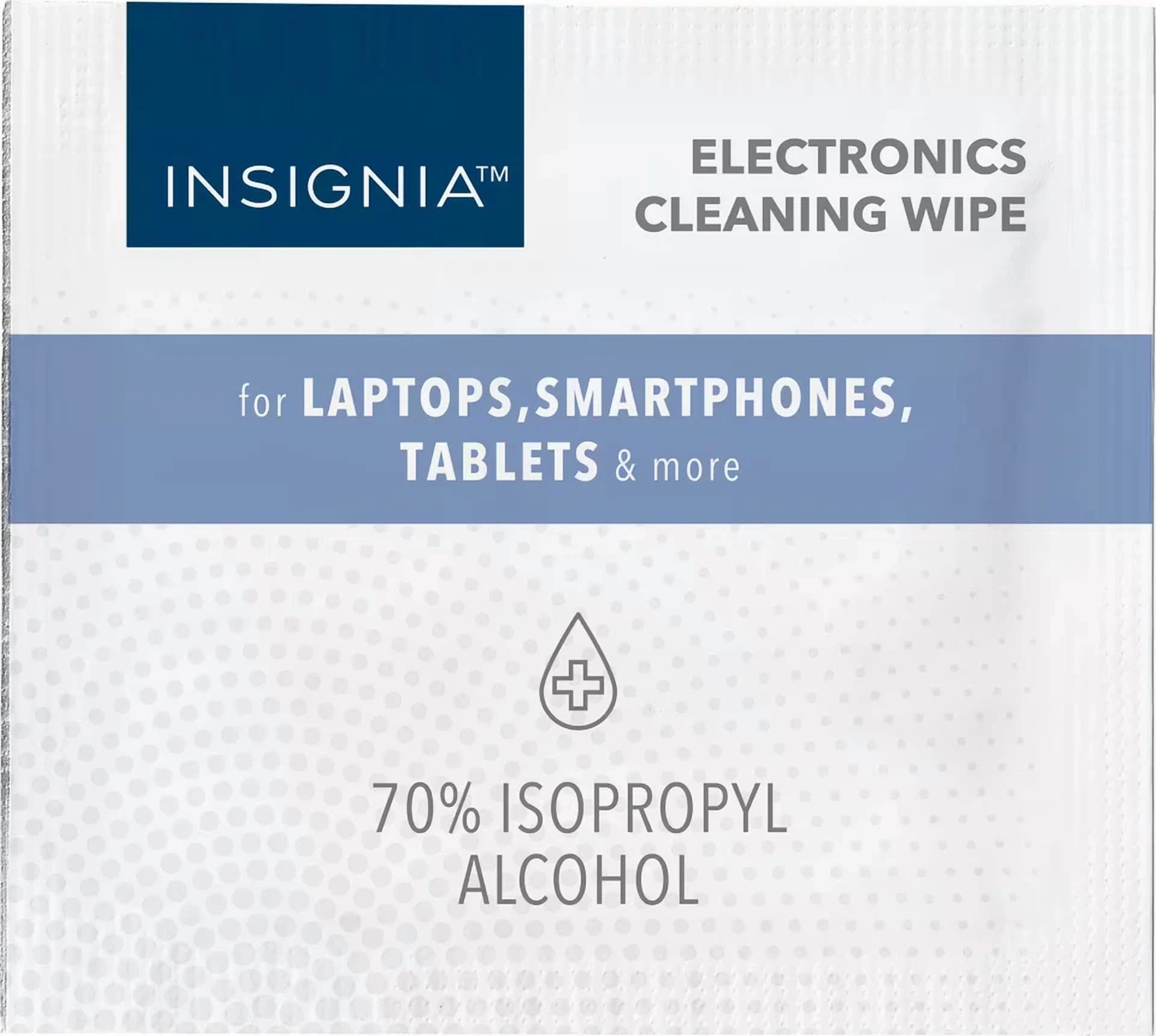 CRESTIN- Insignia- 70% Alcohol Electronic Cleaning Wipes (120-Pack) - White