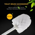 thumbnail image 2 of Replacement Spare Bathroom Accessory Plain Plastic Toilet Cleaning Brushes Head Holder pwm25, 2 of 8