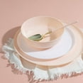 thumbnail image 3 of The Edge Collection 10" Pink Round High-End Plastic Plates: 120CT, 3 of 4