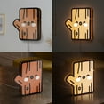 thumbnail image 2 of Log LED Lightbox - Nature Wooden Firewood Garden Decor, Custom Led Sign for Home Office Shop Decor (Height 12 inch, 30cm), 2 of 9