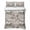 Beige,Pink,White, variant on Quilts King Size Bedding Set, White Crane Lightweight Quilted Comforter, Pink Chery Blossom Vintage Pine Banches Cloud Soft Reversible Bedspread Coverlet with Pillow Covers for All Season, 96" x 106"