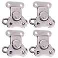 thumbnail image 1 of 4Pcs Stainless Steel Butterflies Latches Spring Loaded Buckle Latches for Box, 1 of 9
