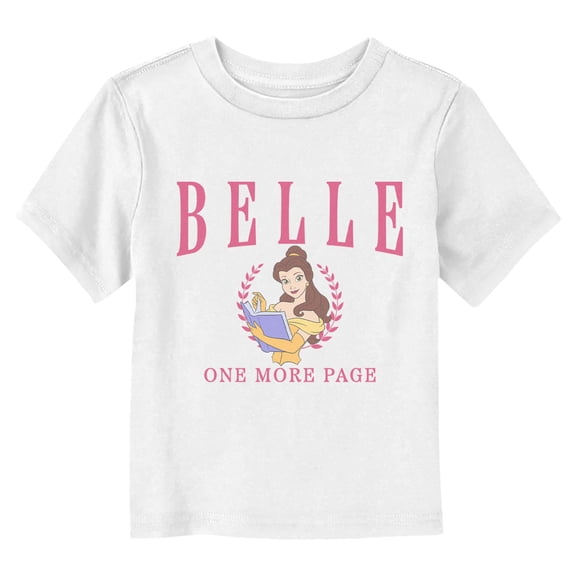 Toddler Disney Belle One More Book Page T Shirt