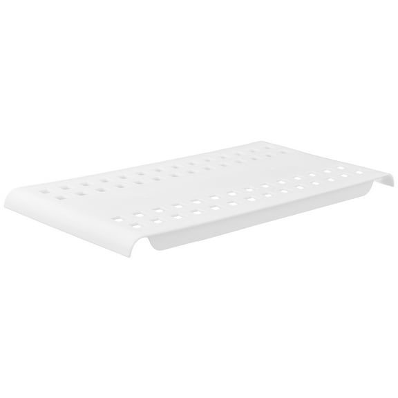 WHAMVOX 1Pack Dish Drain Board Plastic Rectangular Tray for Kitchen Use Drain Dishes and Organize Items