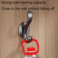 thumbnail image 4 of TOPRenddon 5-Pack Heavy Duty Adhesive Hooks – No-Drill Wall Mounted Organizers for Bathrooms, Entryways & Closets, Gray, 4 of 6
